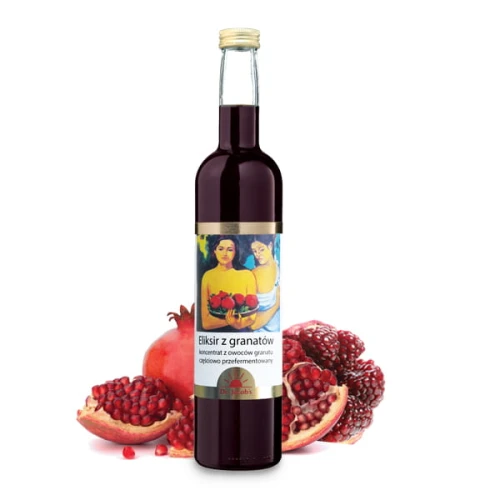 Dr. Jacob's Eliksir z grantów, płyn 500 ml - Koncentrat soku i miąższu z owoców granatu - 1