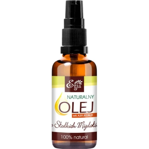 Etja Naturalny olej ze słodkich migdałów, 50 ml - Do pielęgnacji skóry i włosów - 2