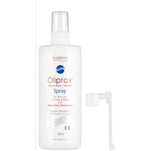 Oliprox spray do głowy i ciała, łojotokowe zapalenie skóry, 150 ml - Pielęgnuje, leczy stan zapalny, pomaga usunąć łuski - 2