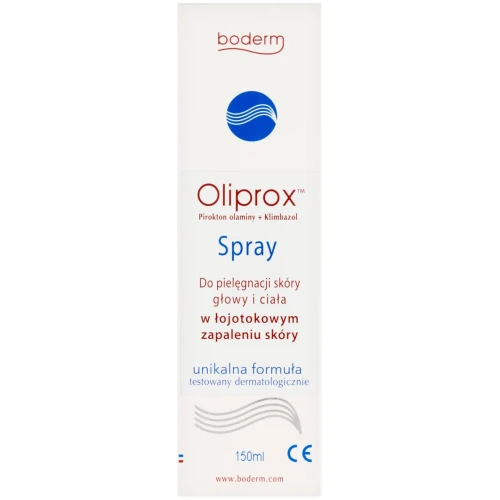 Oliprox spray do głowy i ciała, łojotokowe zapalenie skóry, 150 ml - Pielęgnuje, leczy stan zapalny, pomaga usunąć łuski - 3