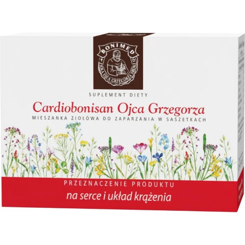 Cardiobonisan Ojca Grzegorza, 25 saszetek - Mieszanka ziołowa wspomaga pracę serce i układu krążenia - 1