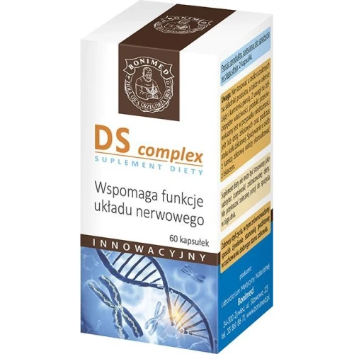 DS complex, 60 kapsułek - Z wyciągami ziołowymi, które wspierają funkcje układu nerwowego - 1