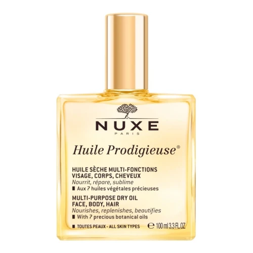 Nuxe The Legendary Glow Zestaw - Huile Prodigieuse, 100 ml + Prodigieux® perfumy, 15 ml + Prodigieux olejek pod prysznic, 100 ml + świeca zapachowa, 70 g - Zmysłowa rutyna piękna - 1