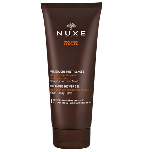 Nuxe Men’s Essentials Zestaw - żel nawilżający, 50 ml + dezodorant roll-on, 50 ml + żel pod prysznic, 200 ml - Kompleksowa męska pielęgnacja w naturalnym wydaniu - 3