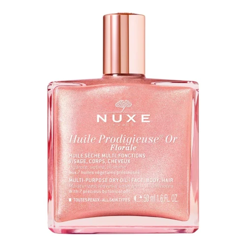 NuxeThe Infinite Glow in Pink Zestaw - Very Rose serum do ust, 8 ml + Huile Prodigieuse Or Florale, 50 ml + Huile Prodigieuse Florale, 10 ml - Rozświetl swoją skórę i usta - 1