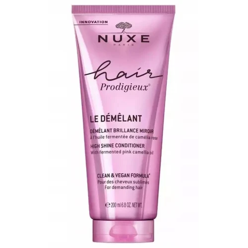 Nuxe Hair Shine Ritual Hair Zestaw - Prodigieux szampon, 200 ml + Hair Prodigieux odżywka, 200 ml + Hair Prodigieux maska, 200 ml - Blask i jedwabista gładkość każdego dnia - 2