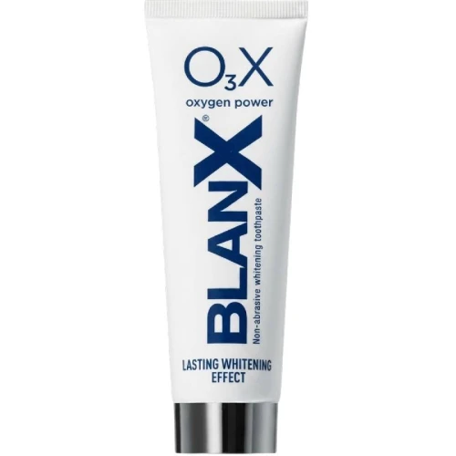 BlanX O3X oxygen power, wybielająca pasta do zębów, 75 ml - Z aktywnym tlenem, perlitem i porostami arktycznymi - 1