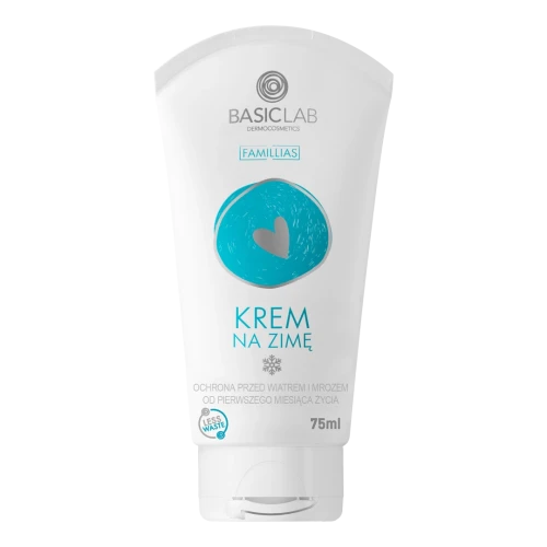 BasicLab Zimowy Must Have Zestaw - emulsja 300 ml + krem, 75 ml + krem do rąk, 75 ml + pomadka, 4g - Zimowa pielęgnacja skóry twarzy, dłoni i ust - 2