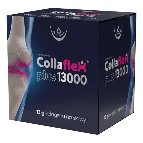 Collaflex Plus 13.000, 20 fiolek po 25 ml - Kompozycja składników kondycji wspierających zdrowie stawów i kości - 1