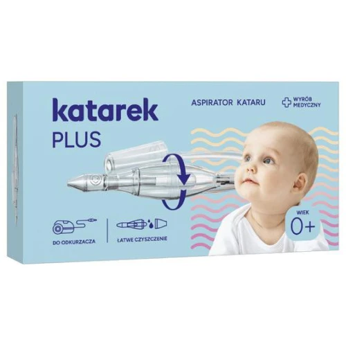 Katarek Plus Aspirator kataru do nosa dla dzieci, 1 sztuka -  Do usuwania wydzieliny z jamy nosowej u dzieci od pierwszych dni życia - 2