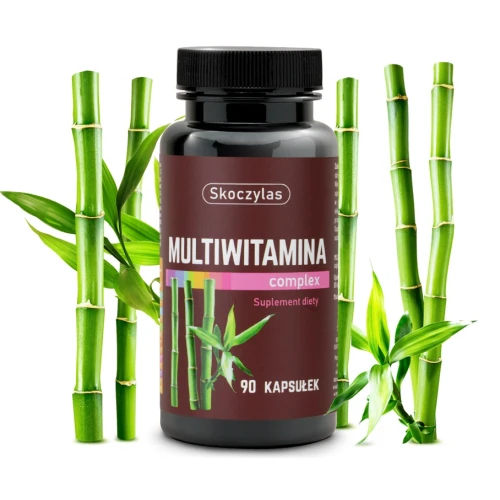 Skoczylas Multiwitamina Complex, 90 kapsułek - Kompleks witamin i minerałów wspierający odporność i witalność organizmu - 1