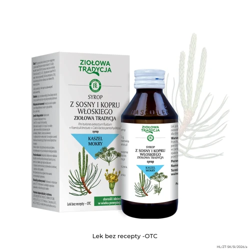 Ziołowa Tradycja Syrop z sosny i kopru włoskiego, 125 g - Syrop wykrztuśny - 2