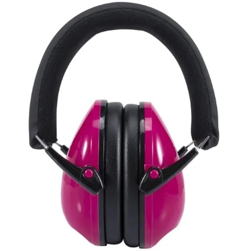 Haspro Kids Earmuffs, różowe nauszniki ochronne dla dzieci, 1 sztuka - Z regulacją i skutecznym tłumieniem hałasu SNR 27 dB - 4