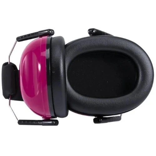 Haspro Kids Earmuffs, różowe nauszniki ochronne dla dzieci, 1 sztuka - Z regulacją i skutecznym tłumieniem hałasu SNR 27 dB - 6