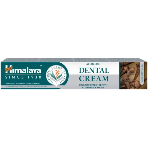 Himalaya Dental Cream Pasta do zębów z goździkami, 100 g - Naturalna formuła bez fluoru - 1