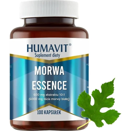 Humavit Morwa Essence, 100 kapsułek - Morwa wspiera regulację poziomu cukru we krwi - 1
