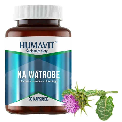 Humavit na wątrobę, 30 kapsułek - Ekstrakt z ostropestu wspomaga pracę i regenerację wątroby  - 2
