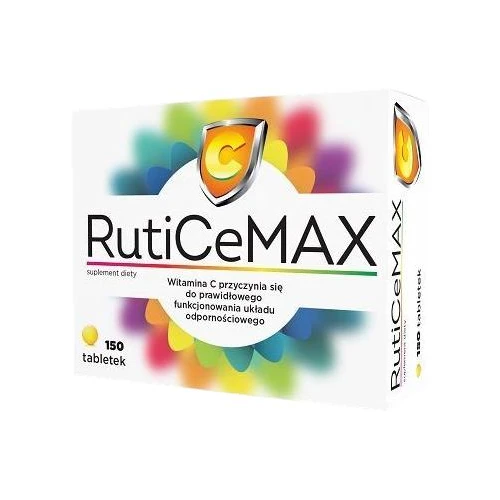 RutiCeMAX, 150 tabletek - Wsparcie prawidłowego funkcjonowania układu odpornościowego - 1