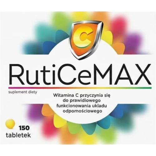 RutiCeMAX, 150 tabletek - Wsparcie prawidłowego funkcjonowania układu odpornościowego - 2