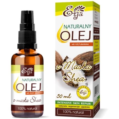 Etja Naturalny Olej z Masła Shea, 50 ml - Intensywna regeneracja skóry i włosów - 1