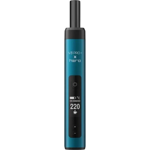 Hero X-Max V3 Pro+ Blue, Waporyzator do suszu, 1 sztuka - Z ulepszonym szklanym ustnikiem z magnesem - 4