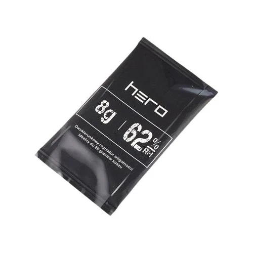 Hero Regulator wilgotności 62%, 8 g  - Gwarantuje precyzyjną i stabilną kontrolę wilgotności suszu  - 2