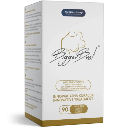 Bigger Bust, 90 kapsułek - Naturalne ekstrakty roślinne poprawiają wygląd biustu - 1