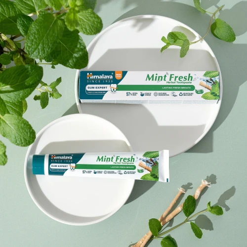 Himalaya Mint Fresh  Pasta do zębów, 75 ml - Pasta na nieświeży oddech - 2