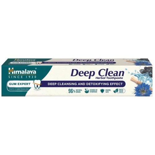 Himalaya Gum Expert Deep Clean Herbal Ziołowa pasta do zębów, 75 ml - Pasta z węglem - 1