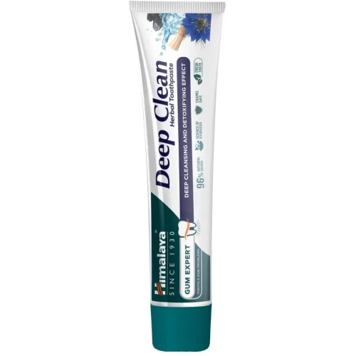 Himalaya Gum Expert Deep Clean Herbal Ziołowa pasta do zębów, 75 ml - Pasta z węglem - 3