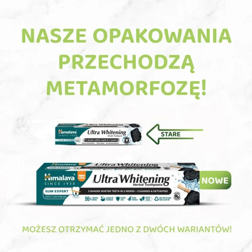 Himalaya Gum Expert Ultra Whitening Ziołowa pasta do zębów, 75 ml - Pasta z węglem kokosowym i olejem z czarnuszki - 2