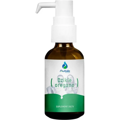 Avitale Dzikie Oregano 90% karwakrolu, krople 30 ml - Nierozcieńczony naturalny olej z dzikiego oregano  - 2