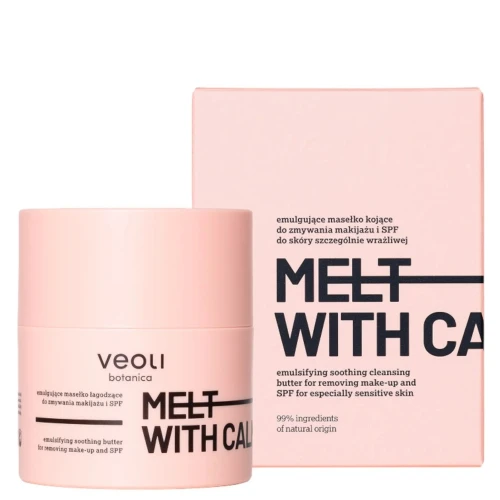 Veoli Botanica Melt With Calmness Emulgujące masełko kojące do demakijażu, 40 g - Do demakijażu i oczyszczania skóry wrażliwej - 1
