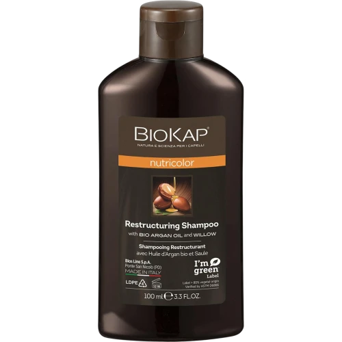Biokap Nutricolor Szampon Odbudowujący bez siarczanów, 100 ml - Zapewnia włosom odżywienie i blask - 2