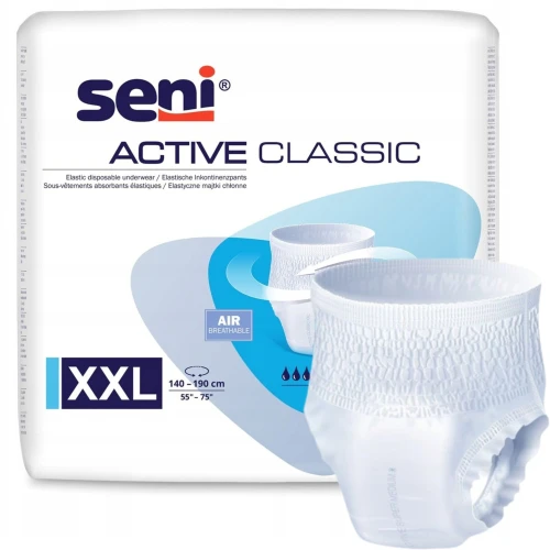 Seni Active Classic Majtki Chłonne XXL dla dorosłych, 10 sztuk - Pieluchomajtki dla dorosłych - 1