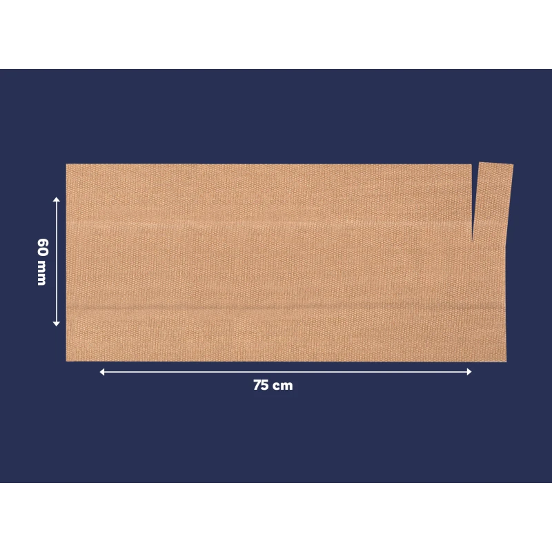 Salvequick Textile Elastic, plaster tekstylny do cięcia, 75 cm - Elastyczny, oddychający i hipoalergiczny  - 1