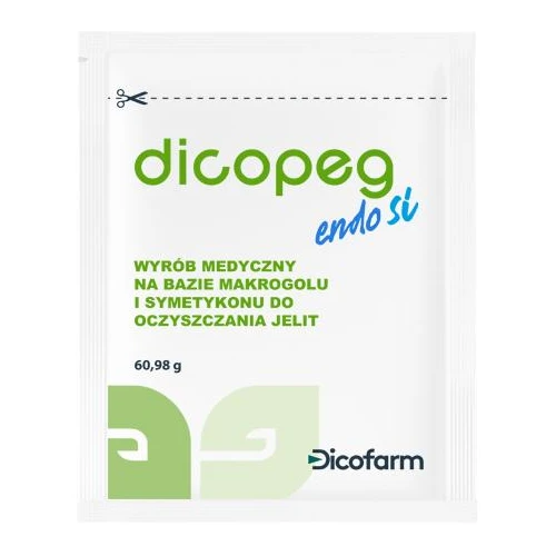 Dicopeg Endo Si, proszek 4 saszetki - Oczyszcza jelita – przygotowanie do badań - 1