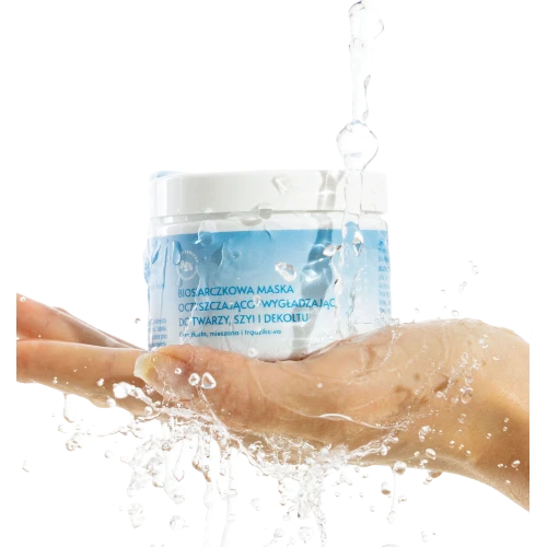 Balneokosmetyki, Biosiarczkowa maska oczyszczająco–wygładzająca do twarzy, szyi i dekoltu, 150 ml - Zmniejsza widoczność porów, zaskórników  - 1