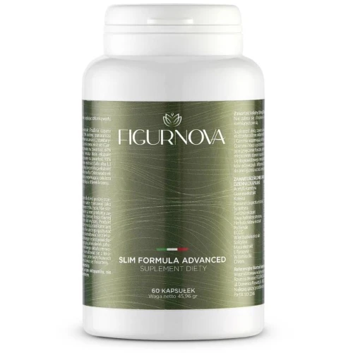 Figurnova Slim Formula Advanced, 60 kapsułek - 11 aktywnych składników roślinnych – wsparcie procesu odchudzania - 1