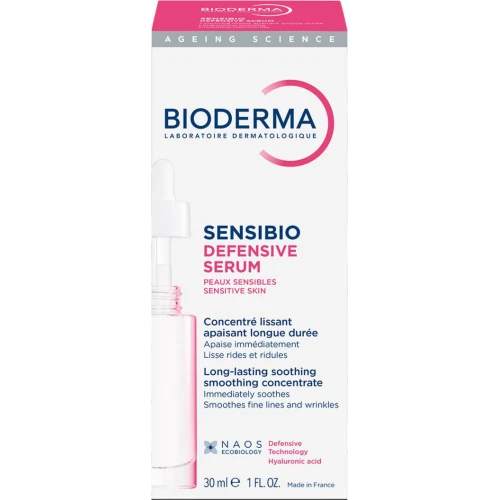 Bioderma Sensibio Defensive Łagodzące serum nawilżające, 30 ml - Do pielęgnacji skóry wrażliwej - 1