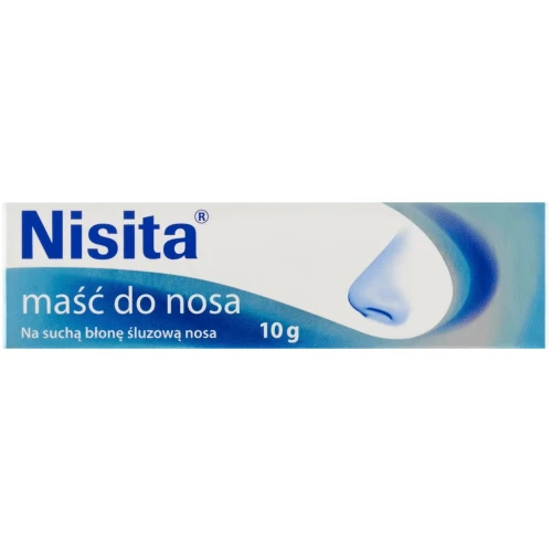 Nisita maść do nosa, 10 ml - Nawilża suchą błonę śluzową nosa - 1