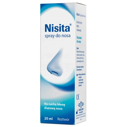 Nisita spray do nosa, 20 ml - Oczyszcza i nawilża śluzówkę nosa - 1