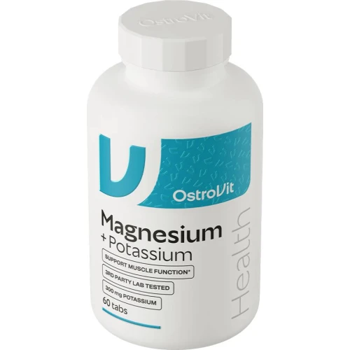 OstroVit Magnesium + Potassium, 60 tabletek - Kompleksowa formuła dla mięśni i układu nerwowego - 1