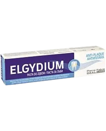 Elgydium Anti-Plaque, pasta do zębów, 75 ml - Pasta do zębów z chlorcheksydyną, usuwająca kamień nazębny - 2