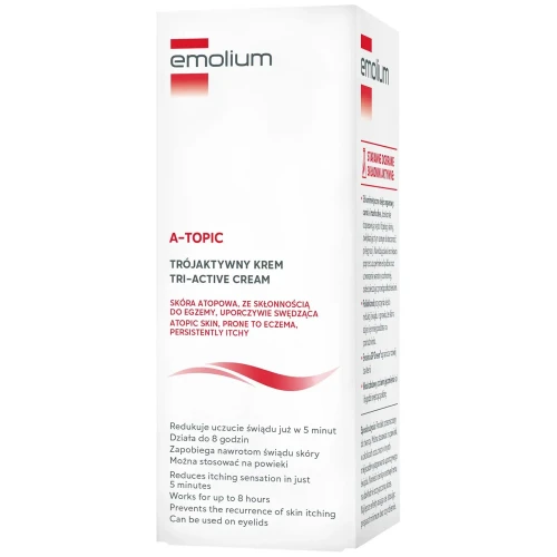 Emolium A-Topic Krem trójaktywny, 75 ml - Do skóry atopowej, z egzemą i uporczywym świądem - 1