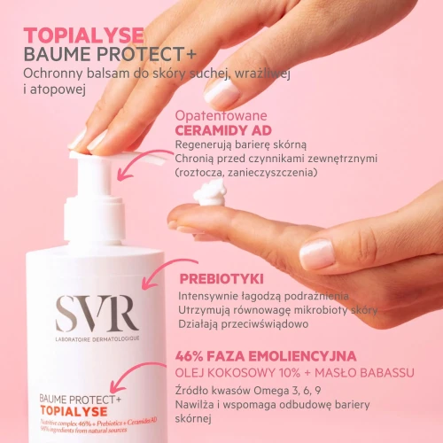 SVR Topialyse Baume Protect+ balsam 400 ml  - Do skóry atopowej lub ze skłonnością do alergii - 4