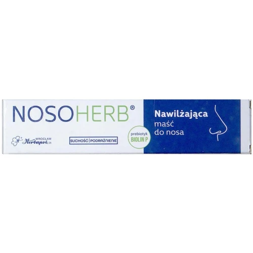 Nosoherb Nawilżająca maść do nosa, 15 g - Intensywnie nawilża oraz ochroni błonę śluzową nosa - 1