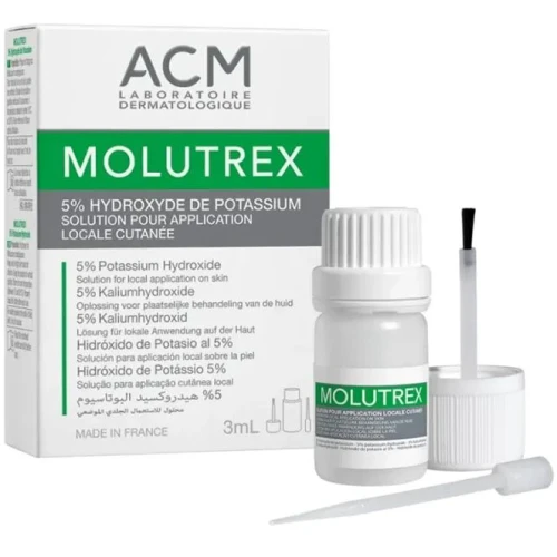 Molutrex 5% roztwór, 3 ml - Miejscowe leczenie mięczaka zakaźnego - 5