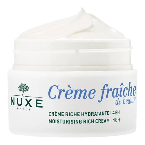 Nuxe Crème Fraîche de Beauté, krem nawilżający do skóry suchej, 30 ml​ - Bogata konsystencja masła o właściwościach odżywczych - 3