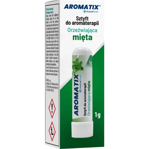 ActivePlast Aroma Sztyft Orzeźwiająca Mięta, 1 sztuka - Sztyft do nosa - 1